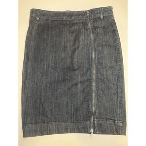 Spoon Jeans Women’s Denim Skirt with Zipper Slit Accent Size Small